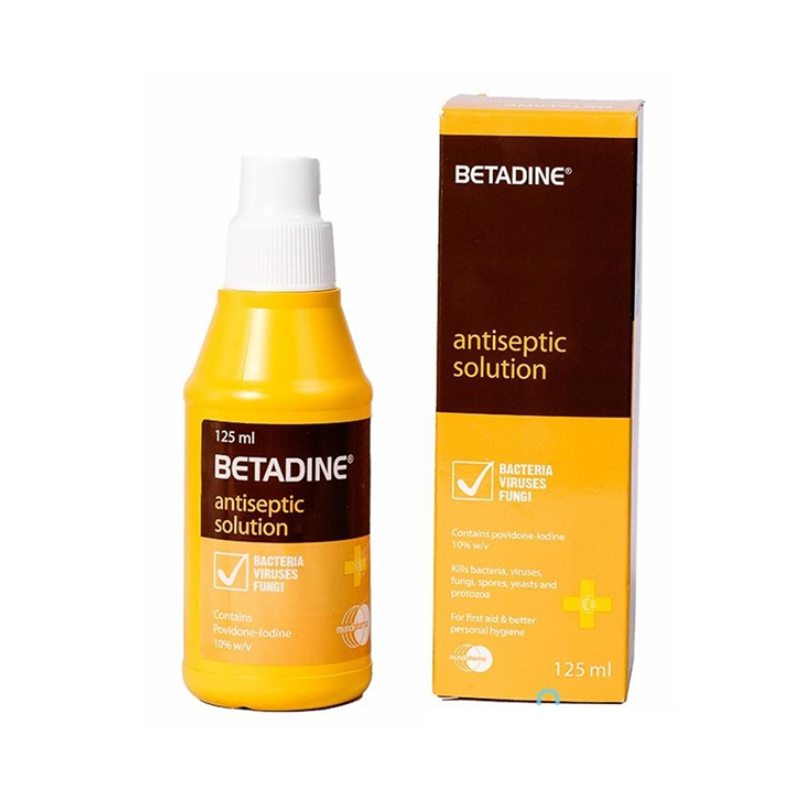 Betadine Antiseptic Solution Sát Khuẩn 10% (C/125ML)