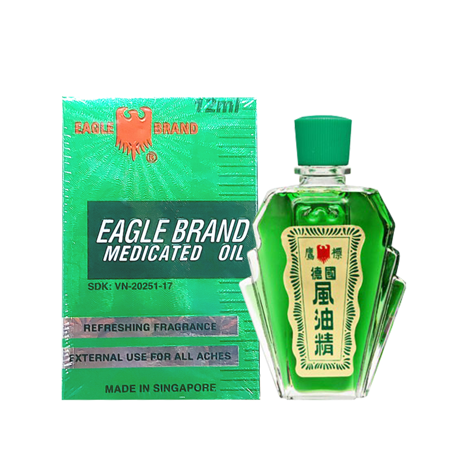 Dầu Gió Eagle Brand Singapore (C/12ML)